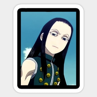 ILLUMI'S FUNNY FACE  HUNTER X HUNTER ANIME, hunterxhunter, hunter x hunter, killua, feitan, hisoka, kurapika, leorio, pitou, sparkle, gon Sticker